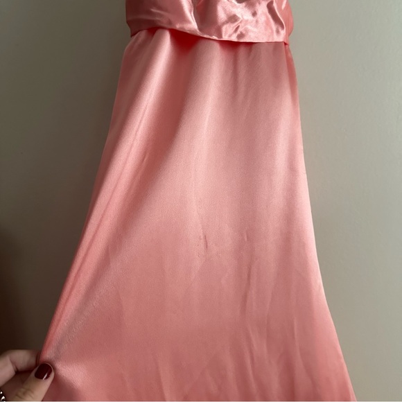 Vintage‎ Gold Label Victoria's Secret Lace Satin Maxi Slip Dress - Picture 3 of 9